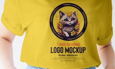 Free-Logo-Branding-Girl-T-Shirt-Mockup-300