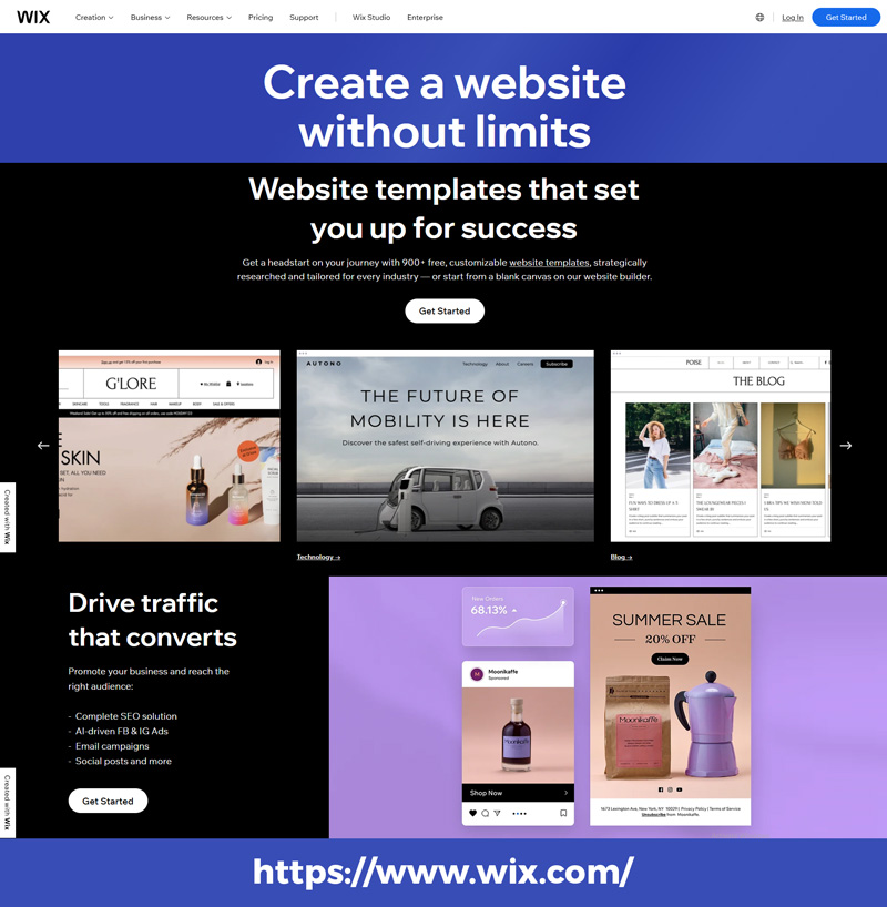 Wix-Website-To-Create-a-Online-Store-and-Business-Website