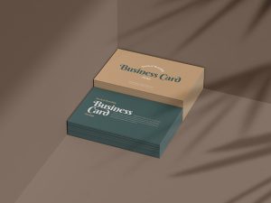 Free-Branding-Stack-of-Business-Card-Mockup-300