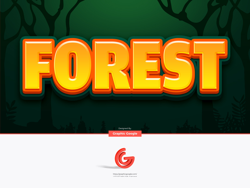 Free-Forest-Photoshop-Text-Effect-600