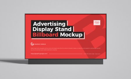 Free-Advertising-Display-Stand-Billboard-Mockup-300