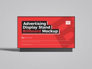 Free-Advertising-Display-Stand-Billboard-Mockup