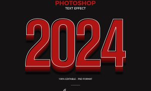 Free-2024-Photoshop-Text-Effect-300