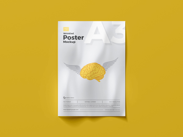 Free-A3-Wrinkled-Poster-Mockup-300