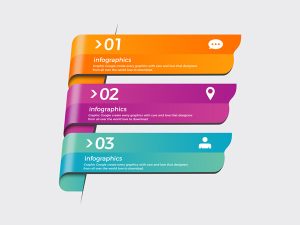 Free-Infographic-Template-with-Ribbons-Banners-300