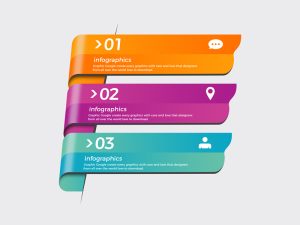 Free-Infographic-Template-with-Ribbons-Banners