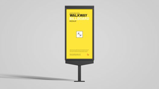 Free-Advertising-Stand-Walkway-Billboard-Mockup-300