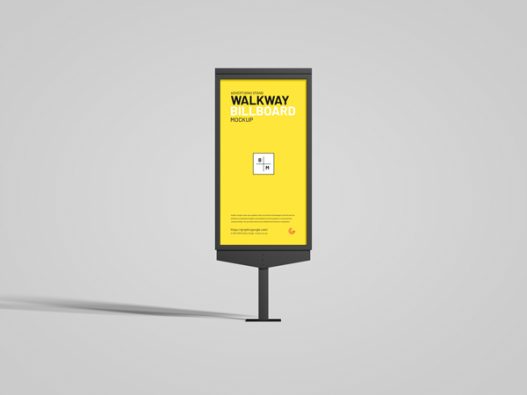 Free-Advertising-Stand-Walkway-Billboard-Mockup-300