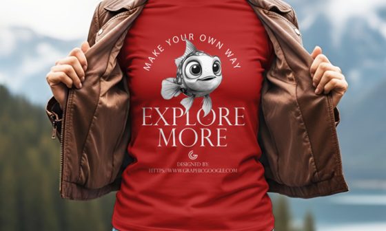 Free-Adventure-Girl-T-Shirt-Mockup-300