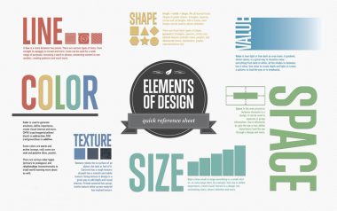 8 essential graphic design elements including color typography and balance