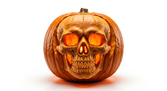Skull-Pumpkin-Carving