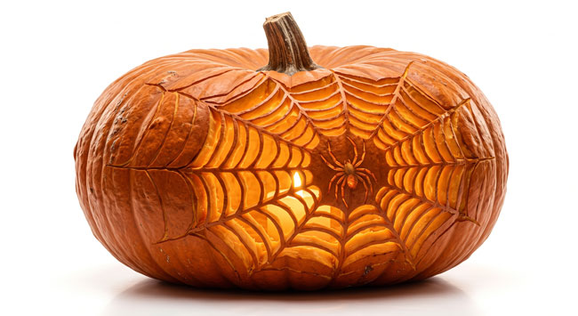 Spider-Web-Pumpkin-Carving